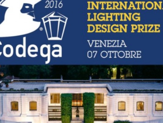 Codega 2016 riconoscimento internazionale alla progettazione della luce