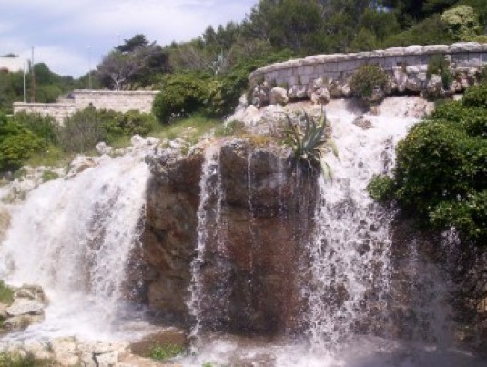 Illuminazione artistica Cascata Monumentale a Santa Maria di Leuca