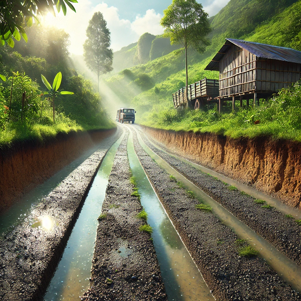 Stabilsana Stabilizzante ecologico per strade e pavimentazioni drenanti in terra battuta.